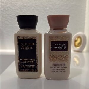 Bath & Body Works Body Lotion Set - Into the Night & A Thousand Wishes
